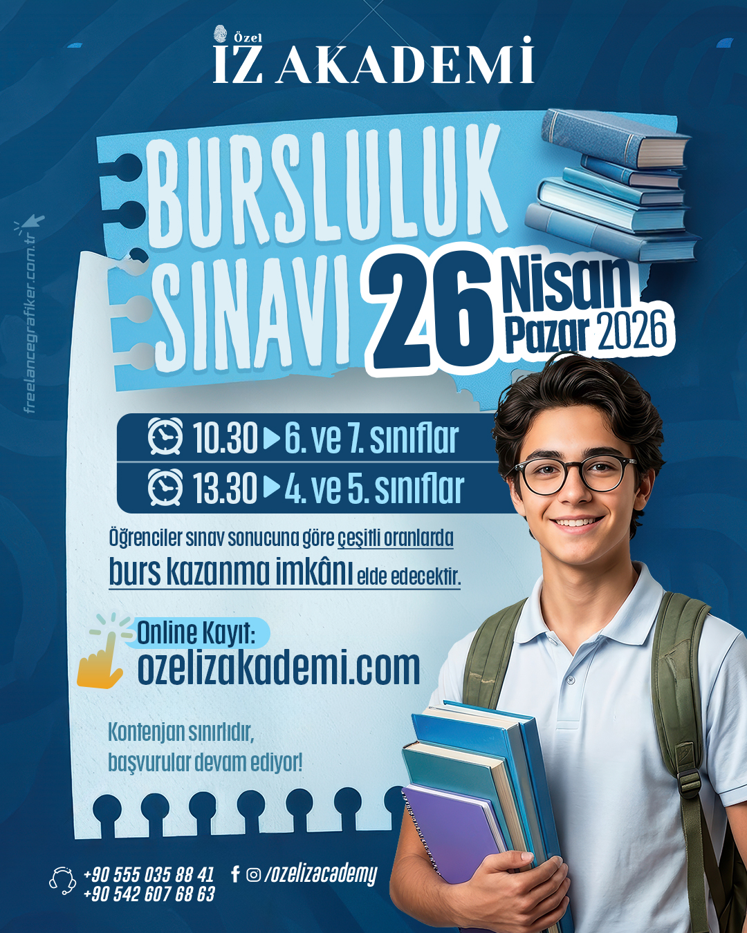 Özel İZ Akademi Bursluluk Sınavı — 26 Nisan 2026