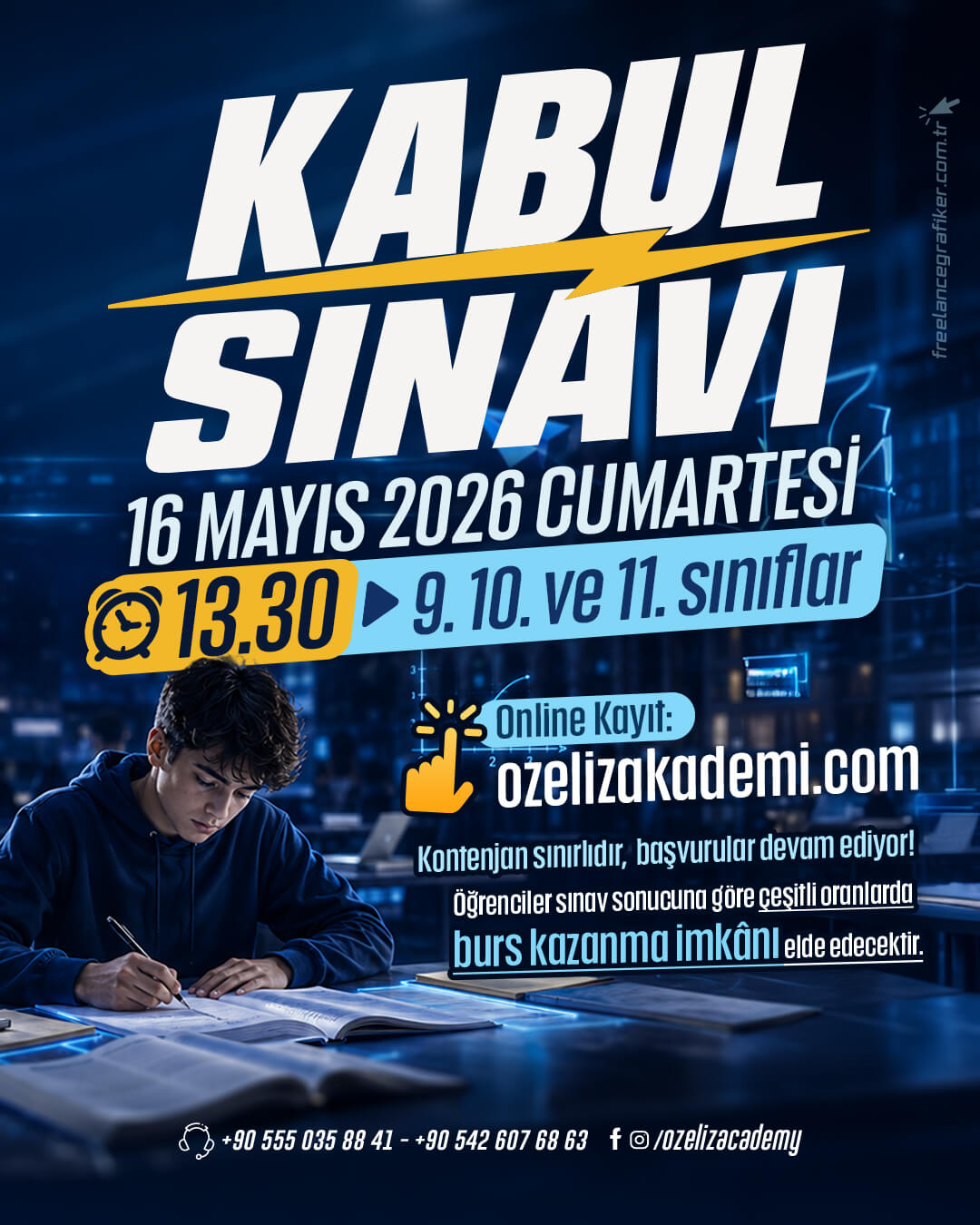 Özel İZ Akademi Kabul Sınavı — 16 Mayıs 2026